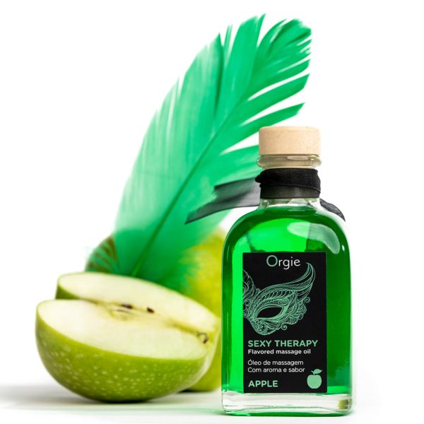 Orgie Lips Massage Kit Apple 蘋果味可食用熱感按摩油 100ml：圖片 4