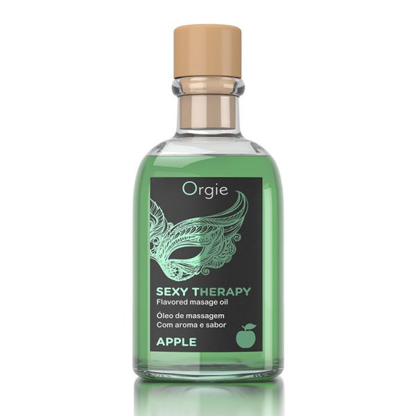 Orgie Lips Massage Kit Apple 蘋果味可食用熱感按摩油 100ml：圖片 2